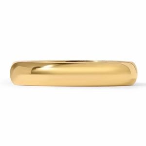 New Vanessa Mooney gold THE GOLD BAND RING dainty simple band layering stacking